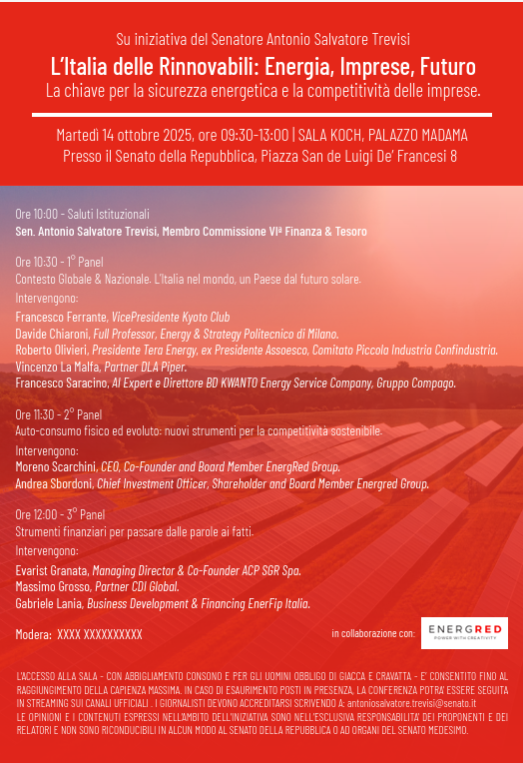 L’Italia delle Rinnovabili: Energia, Imprese, Futuro